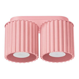 Luminosa Lighting Luminosa Aura Surface Mounted Downlight Pink 2X Gu10