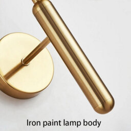 Led Wall Light Indoor E27 Wall Sconce With Globe Glass Ball Gold - thumbnail 3