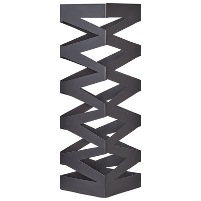 Beliani Umbrella Stand Sambin Metal Black - image 1