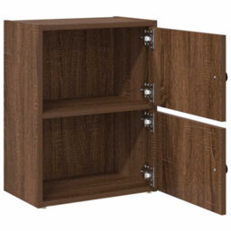 Vidaxl Bookcase Brown Oak 40X24X52 Cm Engineered Wood - thumbnail 5