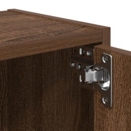 Vidaxl Bookcase Brown Oak 40X24X52 Cm Engineered Wood - thumbnail 9