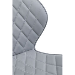 Orsina Comfortable Design Grey And White Home Office Chair, Ergonomic Work From Home Chair, Movable Sleek Chair - thumbnail 9