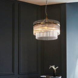 Luminosa Lighting Luminosa Marietta 5 Light Multi Arm Lamp Ceiling Pendant Antique Brass - thumbnail 3