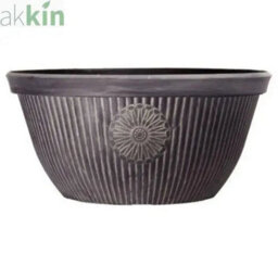 "Premium Planter Somerville Bowl 14"" - Chocolate Slate Effect"