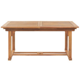 Beliani Garden Dining Set 6 Seater Java With Cushions Acacia Wood Off-White - thumbnail 7