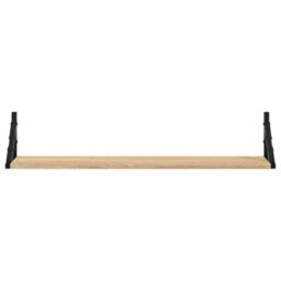 Walplus Wall Shelves 2 Pcs Sonoma Oak 80X15X15.5 Cm Engineered Wood - thumbnail 5