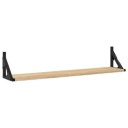 Walplus Wall Shelves 2 Pcs Sonoma Oak 80X15X15.5 Cm Engineered Wood - thumbnail 4