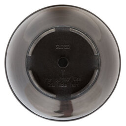 Beliani Solid Brown All-Weather Round Fibre-Clay Planter, 44Cm Diameter - thumbnail 5