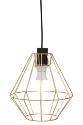 Orsina Wyra Champagne Gold Cage Pendant Light - thumbnail 2