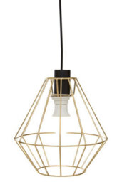 Orsina Wyra Champagne Gold Cage Pendant Light - thumbnail 3