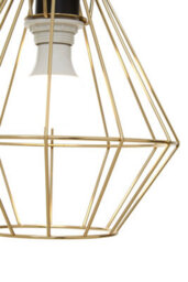 Orsina Wyra Champagne Gold Cage Pendant Light - thumbnail 5
