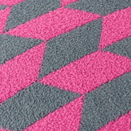 furn. Furn Olsen Geometric Feather Filled Cushion, Retro Pink - thumbnail 4