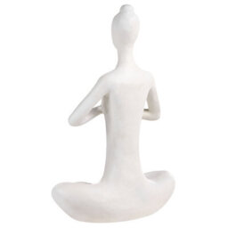Beliani Garden Statue Yoghina Woman White - thumbnail 6
