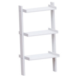 Lassic Vida Designs York White 3 Tier Ladder Bookcase Freestanding Open Shelf (H)1005mm (W)560mm (D)320mm - thumbnail 6