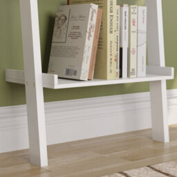 Lassic Vida Designs York White 3 Tier Ladder Bookcase Freestanding Open Shelf (H)1005mm (W)560mm (D)320mm - thumbnail 5