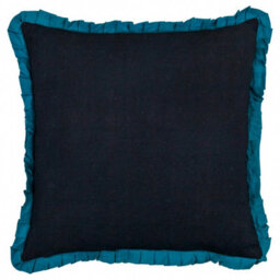 Wylder Darkling Beetles Embroidered Velvet Cushion Cover - thumbnail 2