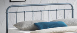 Save On Goods UK 5Ft King Grey Tubular Steel Metal Retro Victorian Bed Frame Bedstead - thumbnail 4