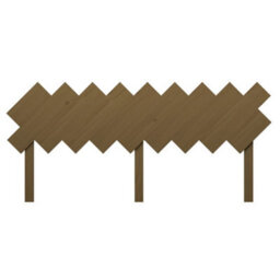 Berkfield Bed Headboard Honey Brown 178X3X80.5 Cm Solid Wood Pine - thumbnail 4