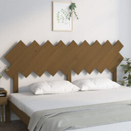 Berkfield Bed Headboard Honey Brown 178X3X80.5 Cm Solid Wood Pine - thumbnail 3