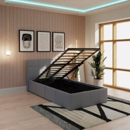 Gfw End Lift Ottoman Bed 90Cm Single Grey - thumbnail 2
