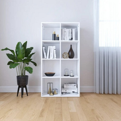 Vidaxl Book Cabinet/sideboard White 66X30X130 Cm Engineered Wood - image 1