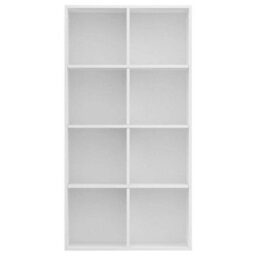Vidaxl Book Cabinet/sideboard White 66X30X130 Cm Engineered Wood - thumbnail 4