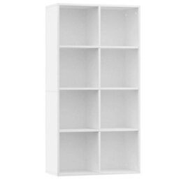 Vidaxl Book Cabinet/sideboard White 66X30X130 Cm Engineered Wood - thumbnail 2