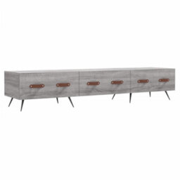 Berkfield Tv Cabinet Grey Sonoma 150X36X30 Cm Engineered Wood - thumbnail 2