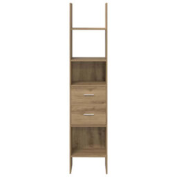 Walplus Book Cabinet Artisan Oak 40 X 35 X 180 Cm Engineered Wood - thumbnail 6