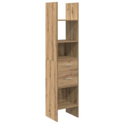 Walplus Book Cabinet Artisan Oak 40 X 35 X 180 Cm Engineered Wood - thumbnail 2