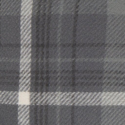 OHS Woven Check Cushion Covers Tartan Pack Of 2 Filled Pillow, 45 X 45Cm - Charcoal - thumbnail 5