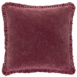 Yard Bertie Cotton Velvet Polyester Filled Cushion - thumbnail 1