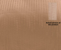TheWhiteWater Limited Duvet Cover Set Seersucker Single/double/king/super King Bedding Set - Duvet Cover + Matching Pillowcase - Latte Beige - thumbnail 4