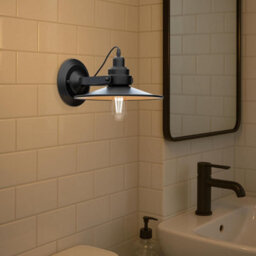 Modern Adjustable Swing Arm Wall Sconce Lamp Black Flat Shade Wall Mounted Light Fixture For Bedroom, Living Room,indoor Lighting - thumbnail 6
