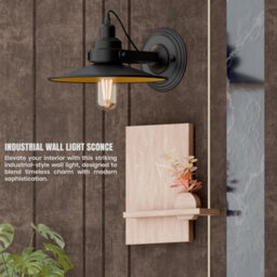 Modern Adjustable Swing Arm Wall Sconce Lamp Black Flat Shade Wall Mounted Light Fixture For Bedroom, Living Room,indoor Lighting - thumbnail 4