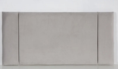 Comfy Deluxe 6Ft 20Inch White Plush Velvet  Porto  Headboard - image 1