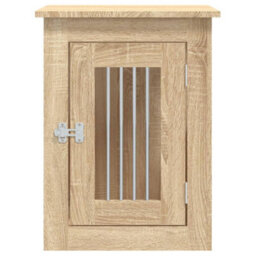 Vidaxl Dog Crate Furniture Sonoma Oak 45X62X59 Cm Engineered Wood - thumbnail 7