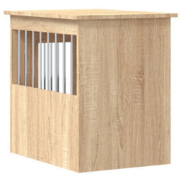 Vidaxl Dog Crate Furniture Sonoma Oak 45X62X59 Cm Engineered Wood - thumbnail 9