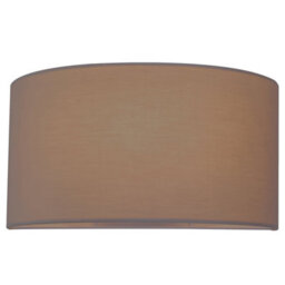 Harper Living 1Xe27/es Wall Wash Light With Switch, Semi-Circle Taupe Fabric Shade, Suitable For Led Upgrade - thumbnail 6