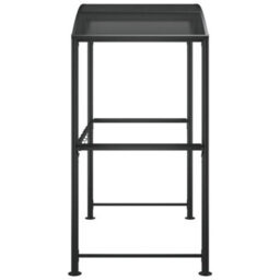 Walplus Bbq Gazebo With Side Shelves Anthracite 210X114X230 Cm Steel - thumbnail 4
