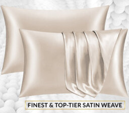 Lazzaro 4 Pack Satin Silk Pillowcases For Hair & Skin Soft Smooth With Envelope Closure - thumbnail 2