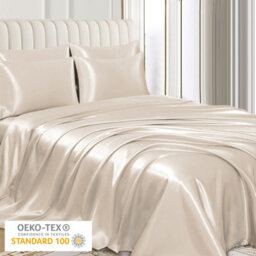 Lazzaro 4 Pack Satin Silk Pillowcases For Hair & Skin Soft Smooth With Envelope Closure - thumbnail 3