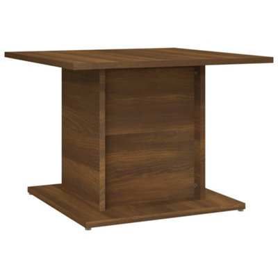 Berkfield Sturdy Coffee Table Brown Oak 55.5X55.5X40 Cm Engineered Wood - image 1