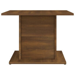 Berkfield Sturdy Coffee Table Brown Oak 55.5X55.5X40 Cm Engineered Wood - thumbnail 6