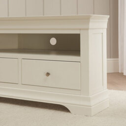 The Furniture Market Wilmslow White Painted Corner Tv Unit Stand Up To 50 Tv Size - thumbnail 7