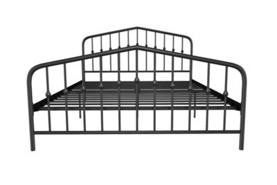 Novogratz Bushwick Metal Bed Black, King - image 1