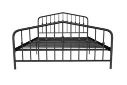 Novogratz Bushwick Metal Bed Black, King - thumbnail 1