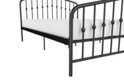 Novogratz Bushwick Metal Bed Black, King - thumbnail 3
