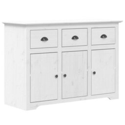 Vidaxl Sideboard Bodo White 115X43X79.5 Cm Solid Wood Pine - thumbnail 2