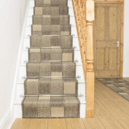Patch Stair Runner - Hardwearing, Non-Slip & Durable Carpet For Stairs & Staircases, Multiple Lengths - thumbnail 1